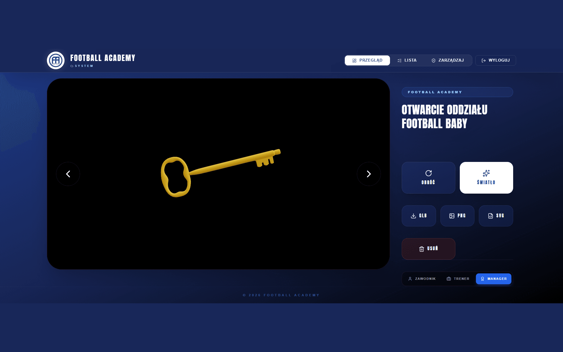 Football Academy System